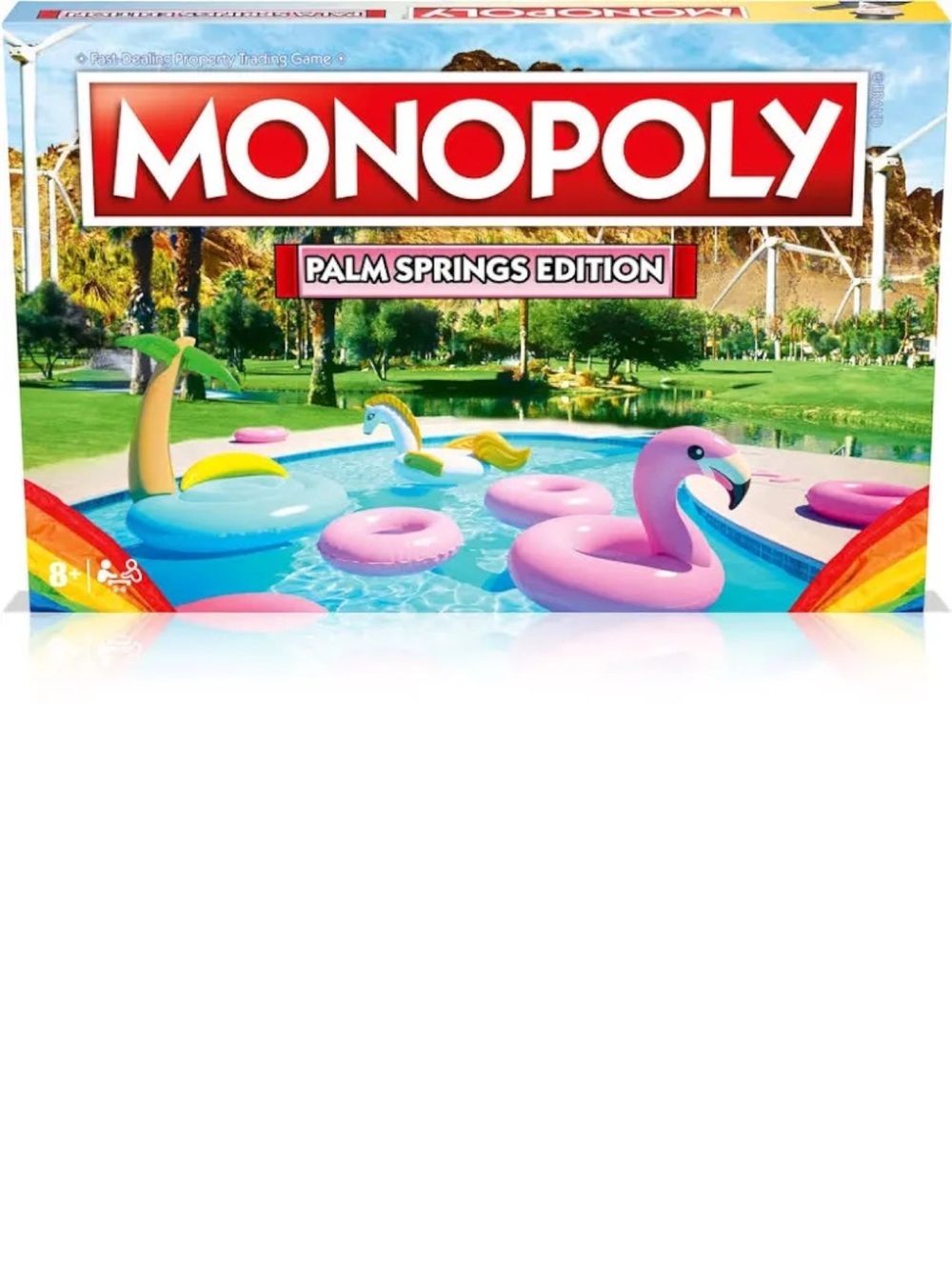 Monopoly Palm Springs Edition Board Game NEW SEALED Free Top Trumps Card Include